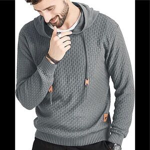 New Mens Hoodie Sweater Ribbed Stretchable Heat Lasting Multiple Sizes
